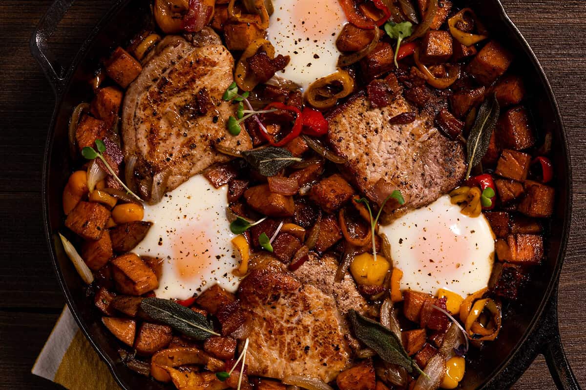 Cast Iron Breakfast Skillet - The Hedgecombers