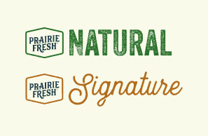 Prairie Fresh® Natural and Prairie Fresh® Signature product logos